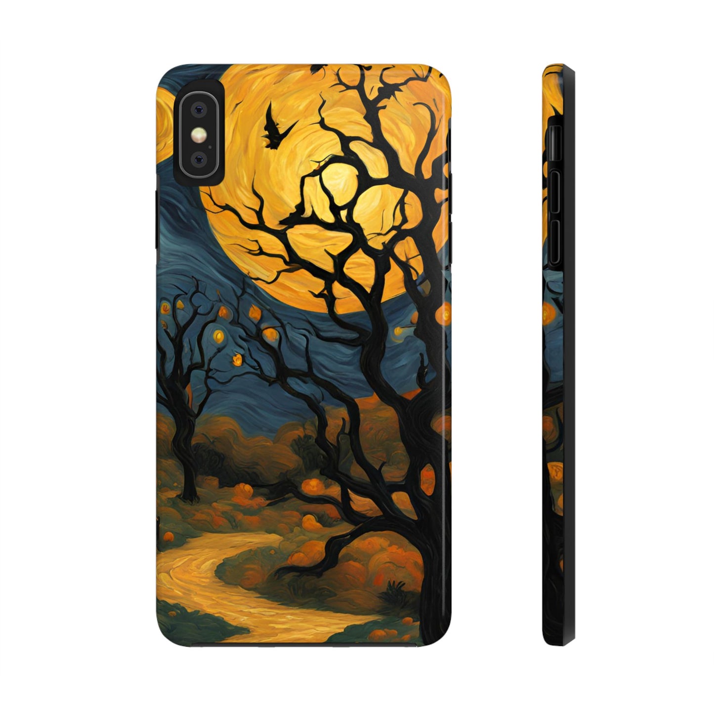 Phone Cases - Halloween Haunted Road Full Moon Design