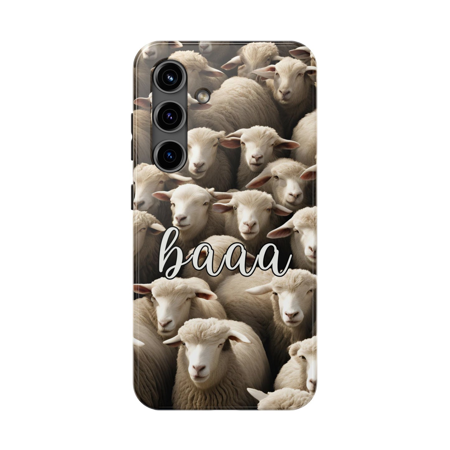 Sheep say Baaaa - Tough Phone Case for iPhone and Samsung Smartphones