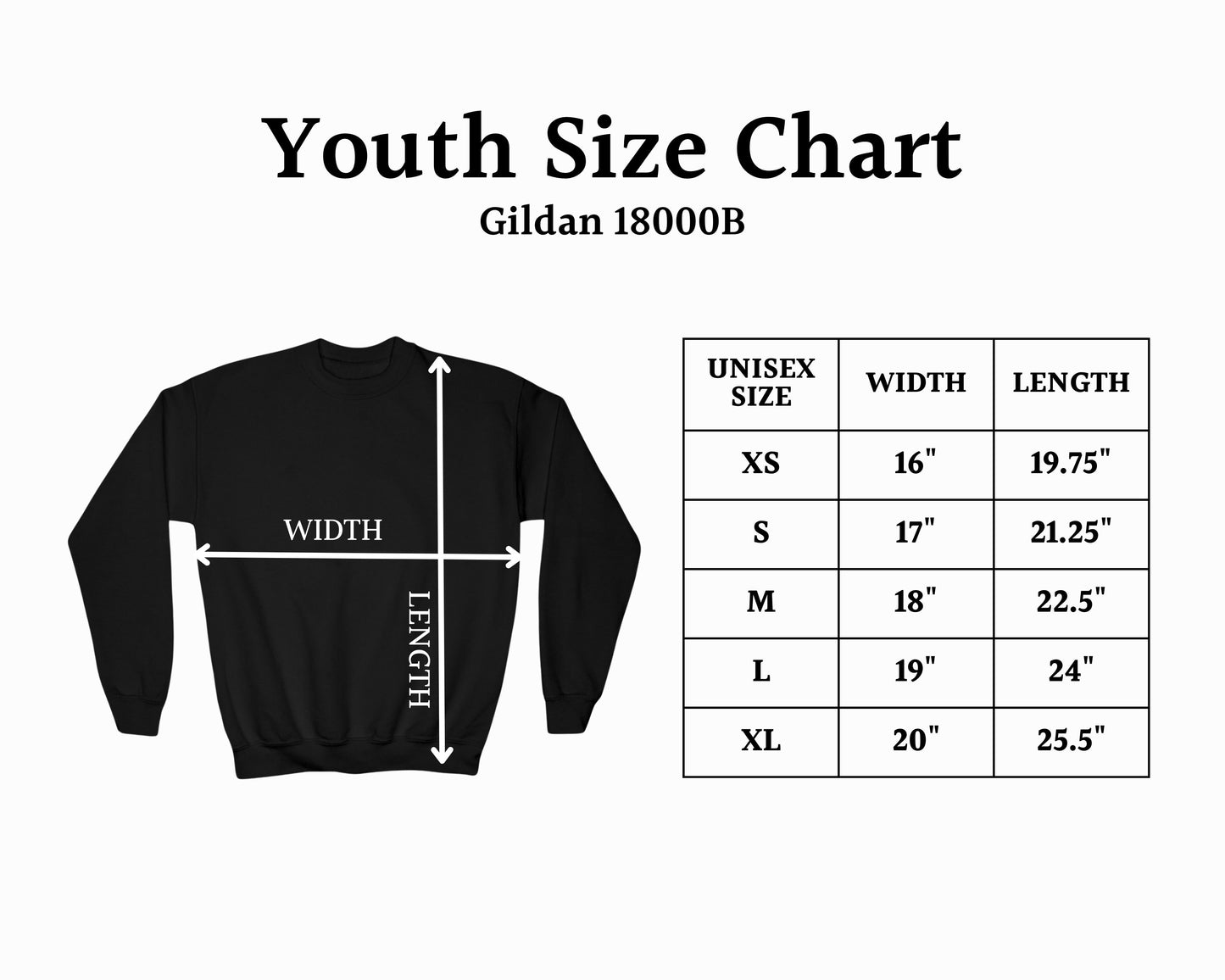 Youth Fall Hearts Pumpkins Sunflowers Crewneck Sweatshirt