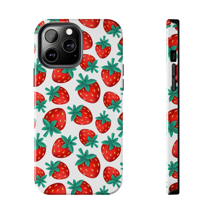 Strawberries - Tough Phone Case for iPhones and Samsung Smartphones