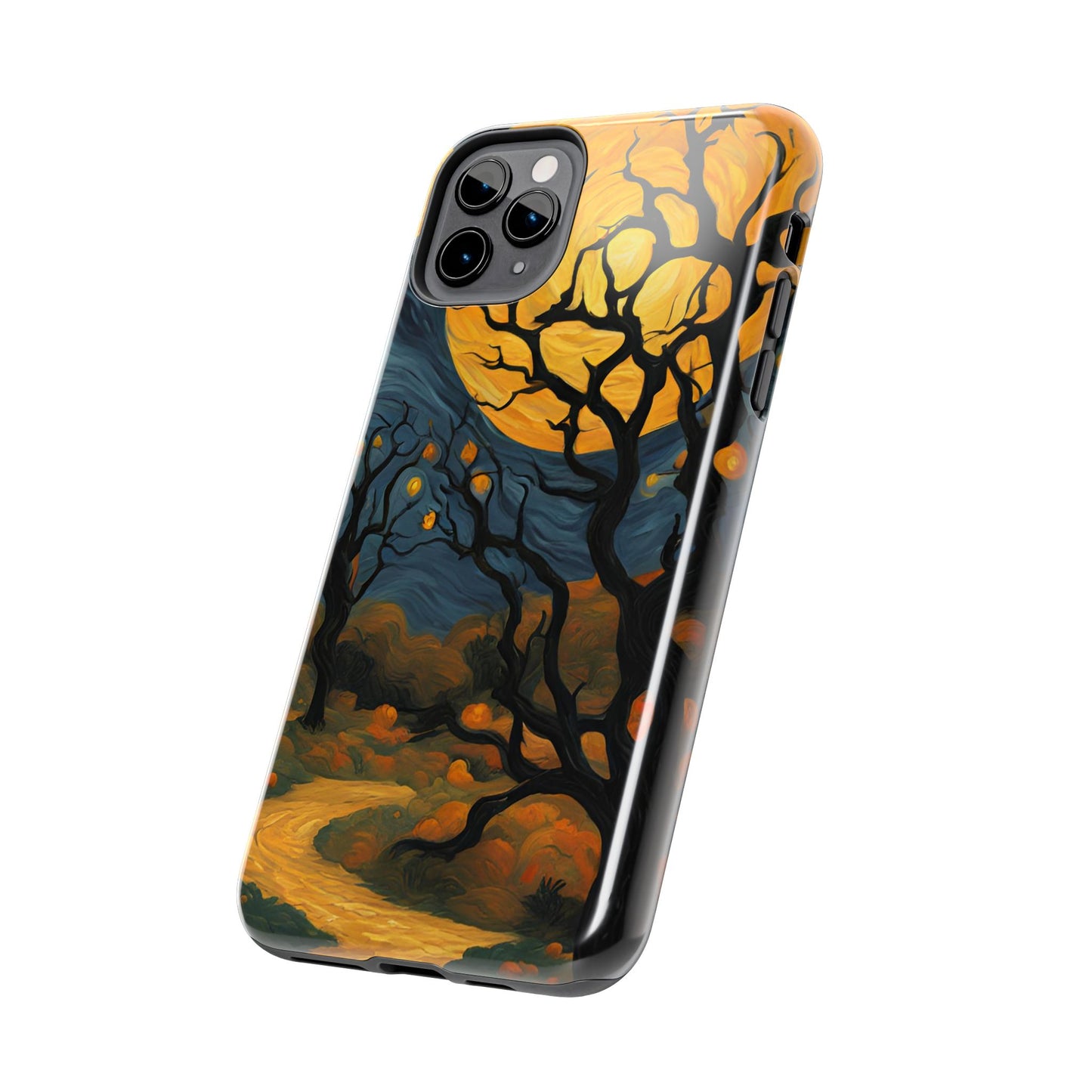 Phone Cases - Halloween Haunted Road Full Moon Design