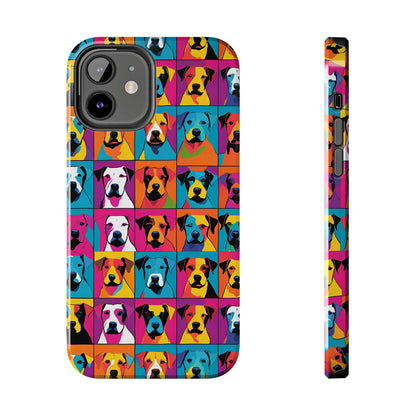 Colorful Dogs - Tough Phone Case for iPhones and Samsung Smartphones