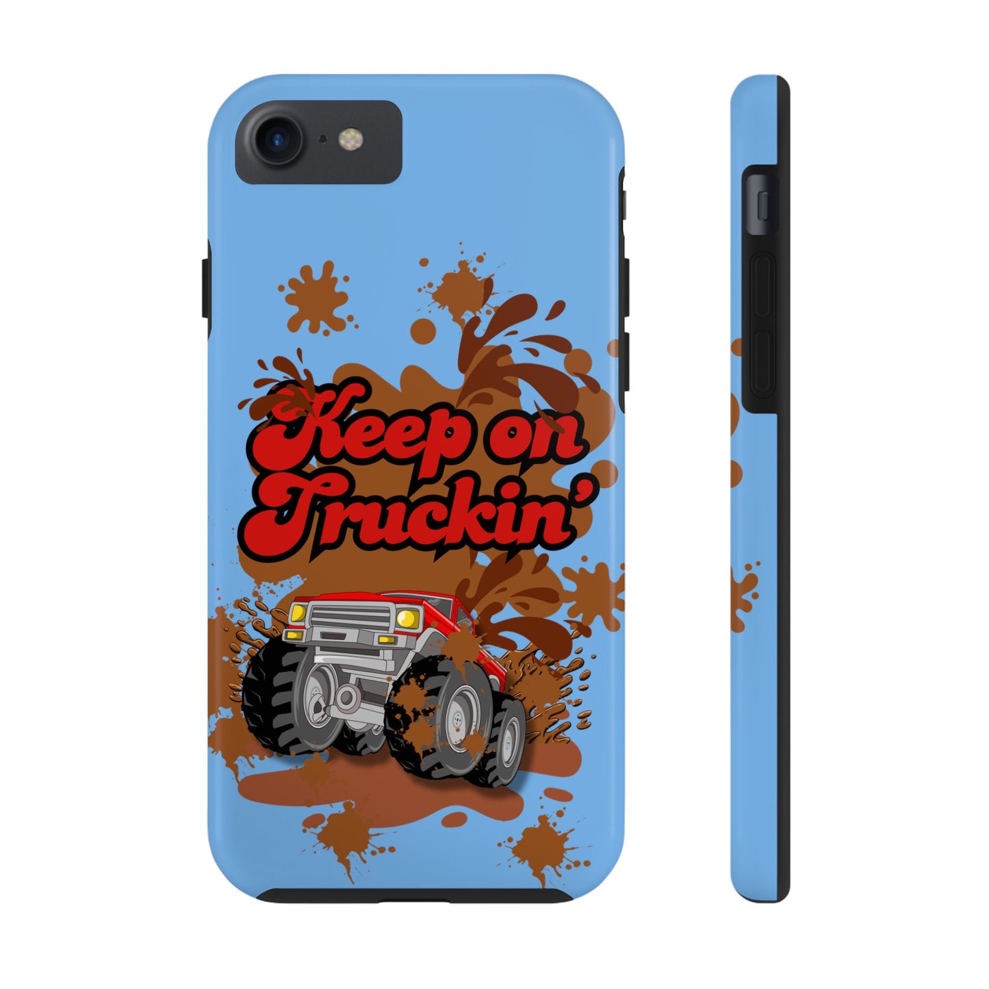 Keep on Truckin' in Blue - Tough Phone Case for iPhones and Samsung Smartphones