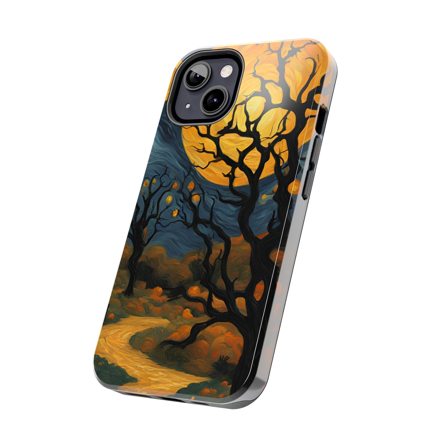 Phone Cases - Halloween Haunted Road Full Moon Design