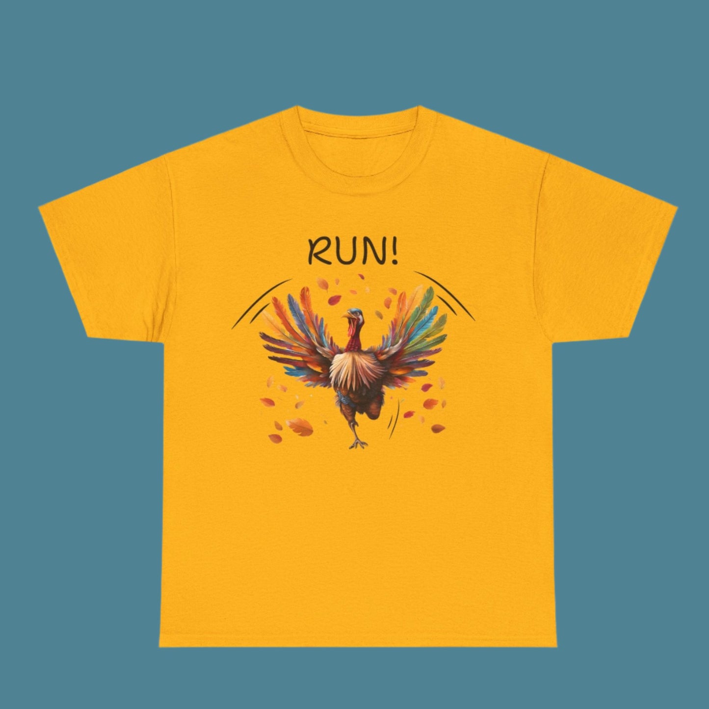 Funny Turkey Run Unisex Tee