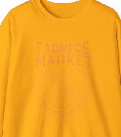 The Farmer's Market Monochromatic Design Unisex Sweatshirt - Women's