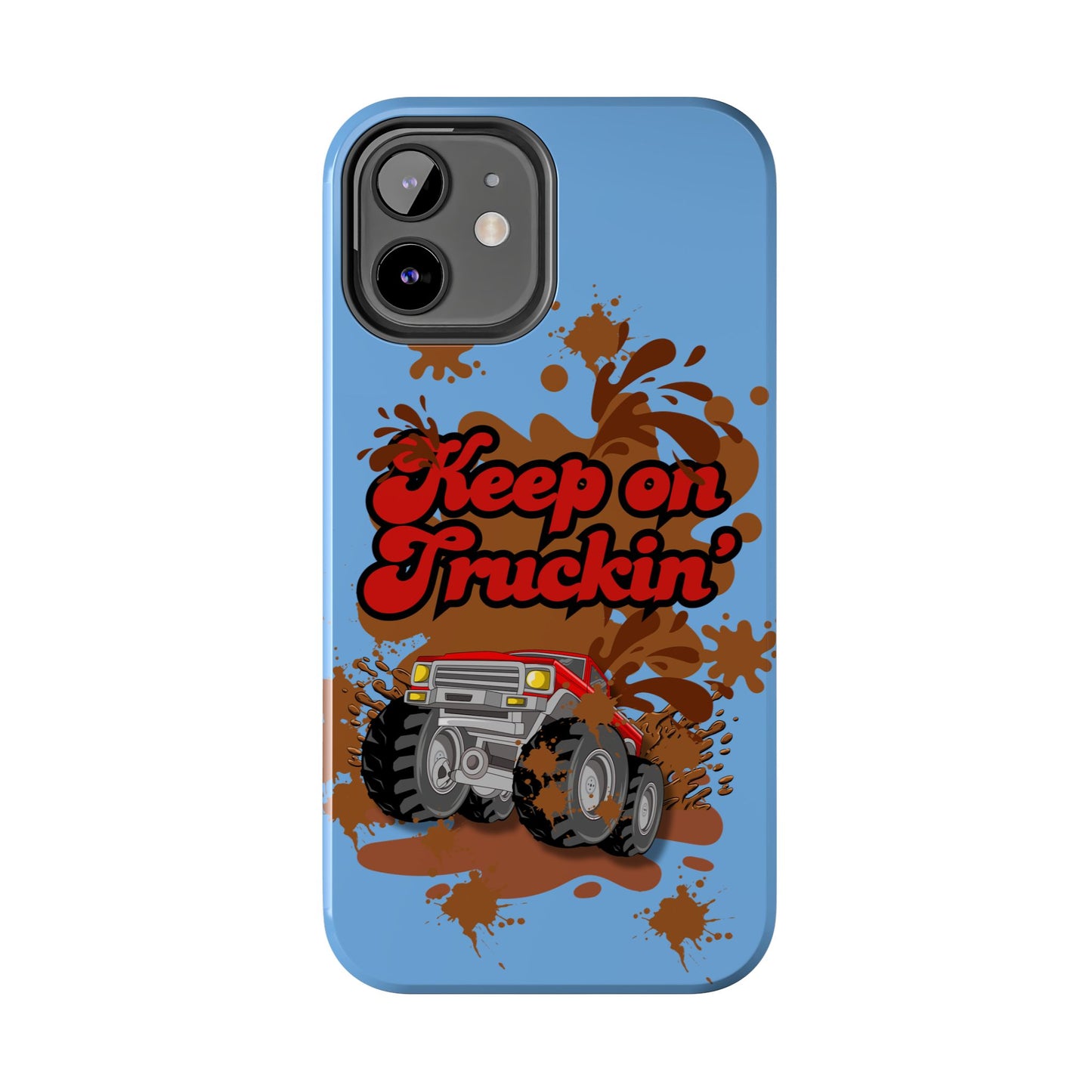 Keep on Truckin' in Blue - Tough Phone Case for iPhones and Samsung Smartphones