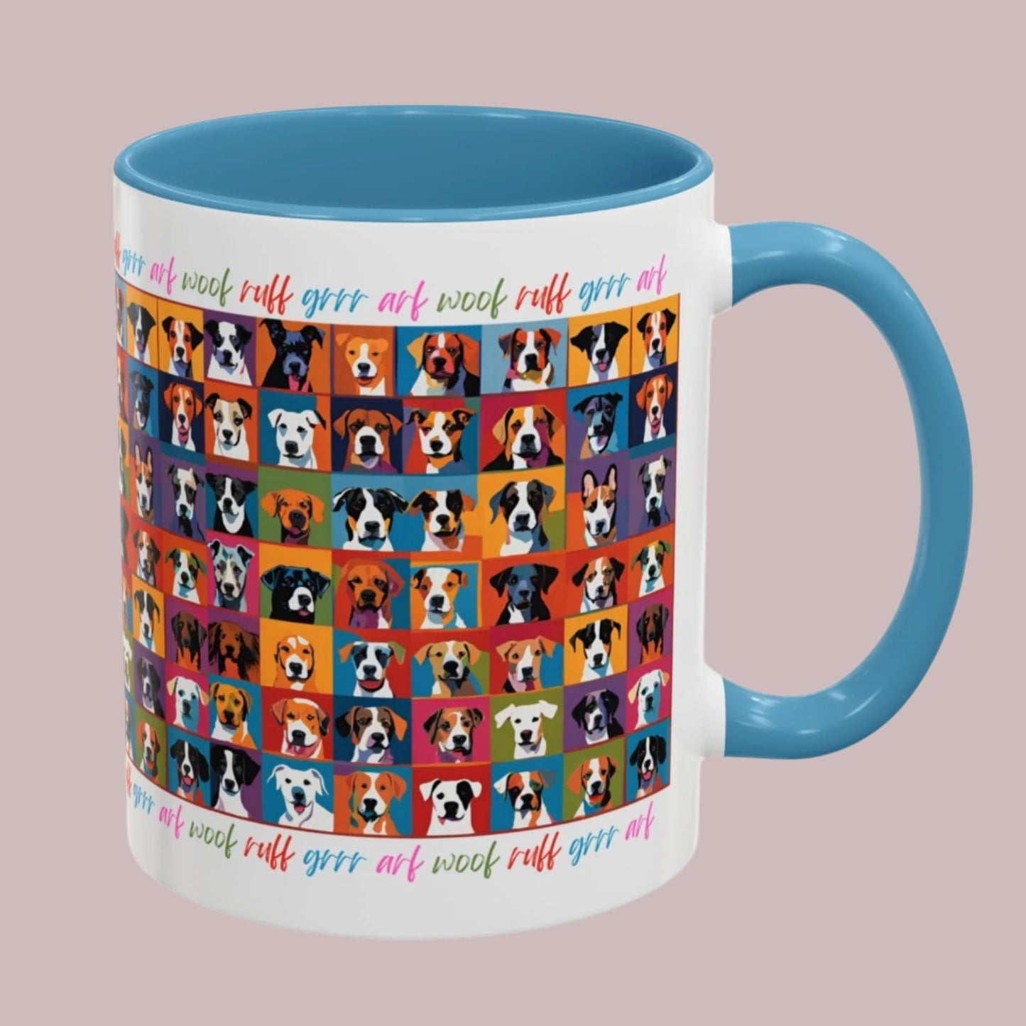 Dogs Mug - Pop Art Artisan Design