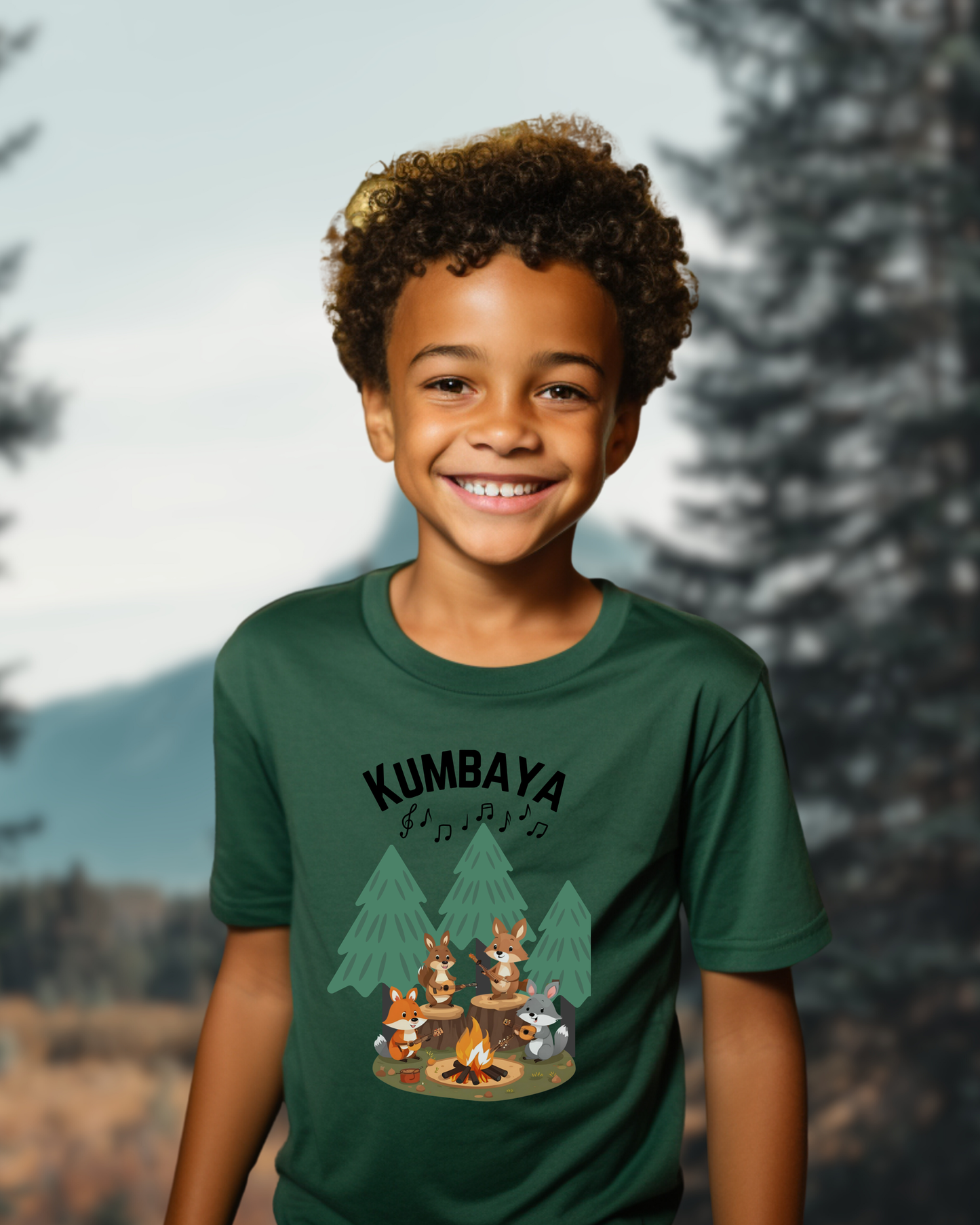 Kumbaya Youth Camping Short Sleeve Tee