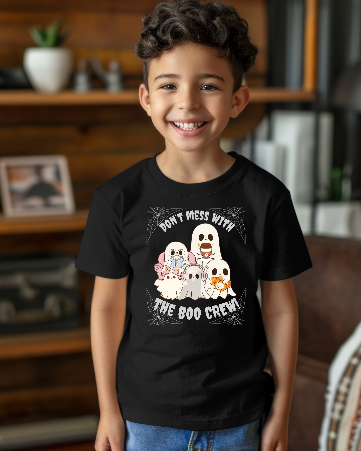 Youth Short Sleeve Tee Unisex Don't Mess With The Boo Crew