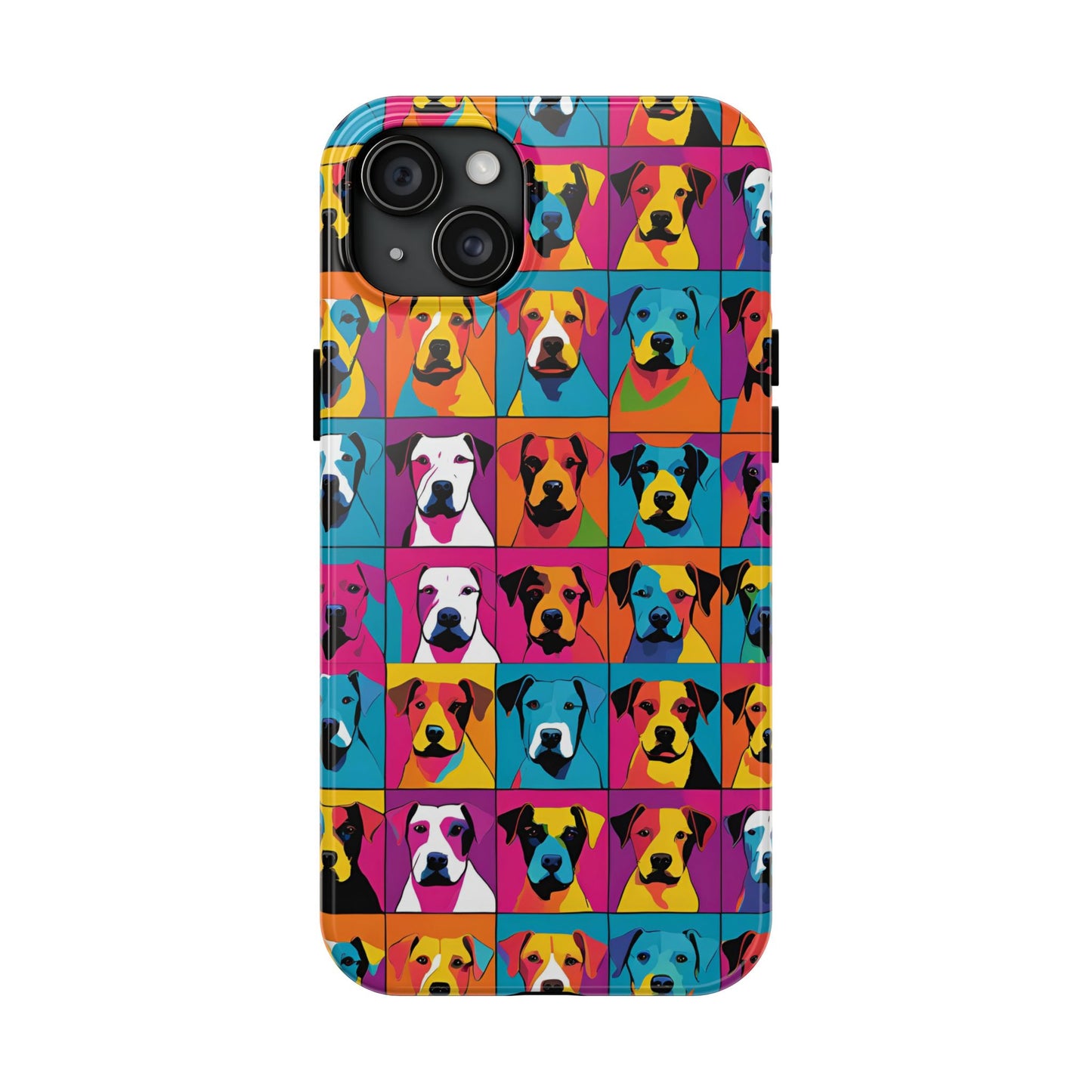 Colorful Dogs - Tough Phone Case for iPhones and Samsung Smartphones