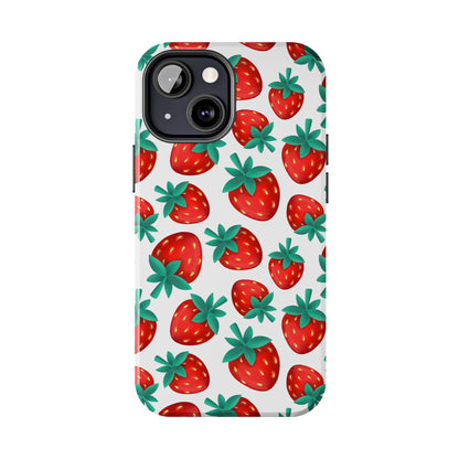 Strawberries - Tough Phone Case for iPhones and Samsung Smartphones