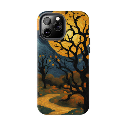 Phone Cases - Halloween Haunted Road Full Moon Design