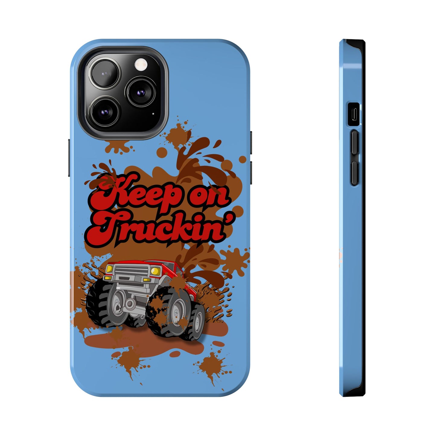 Keep on Truckin' in Blue - Tough Phone Case for iPhones and Samsung Smartphones