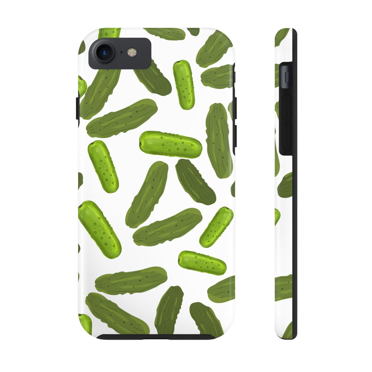 Humorous Pickles Design - Tough Phone Case for iPhones and Samsung Smartphones