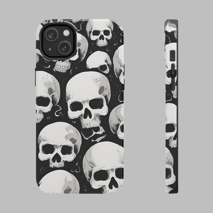 Creepy Skulls 2 - Tough Phone Case for iPhones and Samsung Smartphones