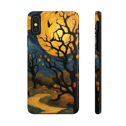 Phone Cases - Halloween Haunted Road Full Moon Design