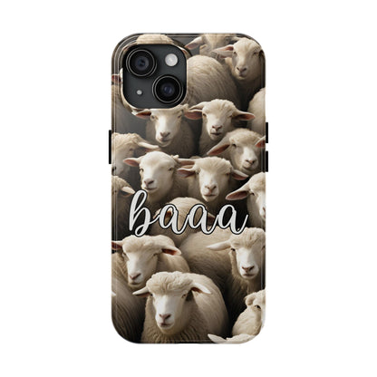 Sheep say Baaaa - Tough Phone Case for iPhone and Samsung Smartphones