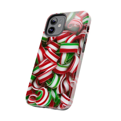 Christmas Ribbon Candy  - Tough Phone Case for iPhone and Samsung Smartphones