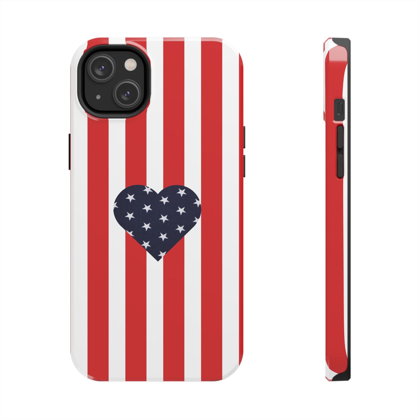 Stars and Stripes with Love - Tough Phone Case for iPhones and Samsung Smartphones