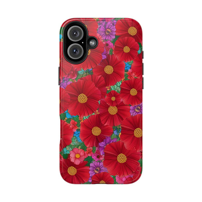 Tough Phone Cases - Beautiful Bold Red Poppies