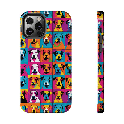 Colorful Dogs - Tough Phone Case for iPhones and Samsung Smartphones