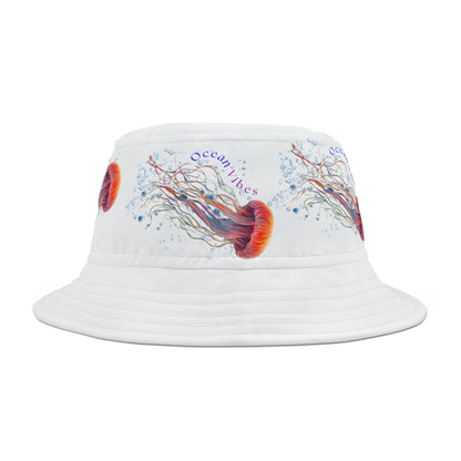 Bucket Hat - Ocean Vibes Jellyfish