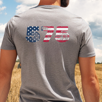 New Mexico 575 Patriotic Tee