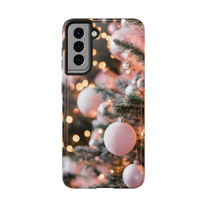 Pink Christmas - Tough Phone Case for iPhone and Samsung Smartphones