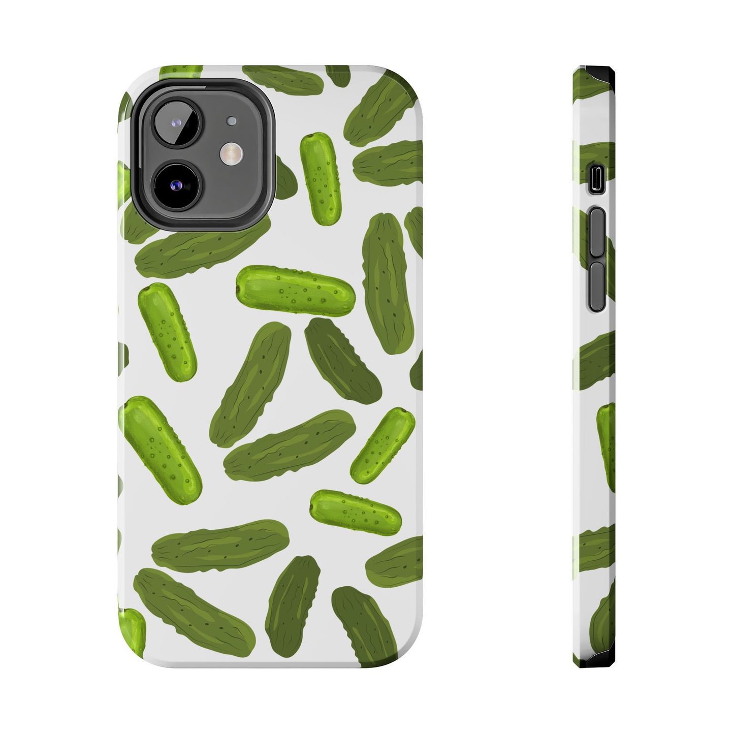 Humorous Pickles Design - Tough Phone Case for iPhones and Samsung Smartphones