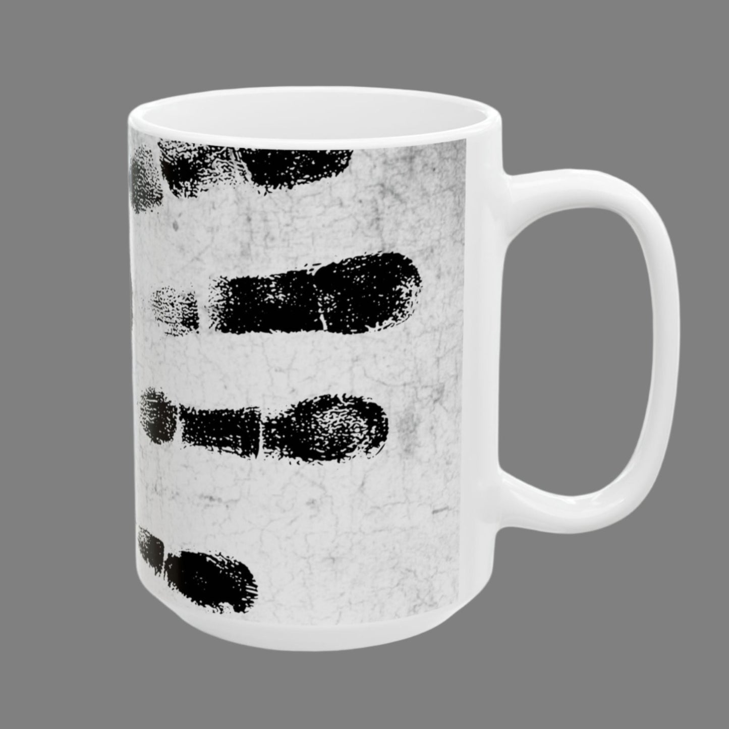 Mug - Greasy Hand Prints Hardworking Men and Women Tribute Coffee Cup