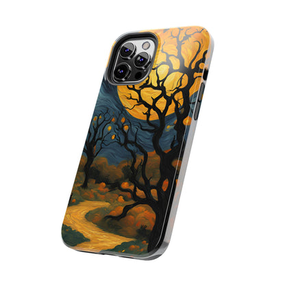 Phone Cases - Halloween Haunted Road Full Moon Design