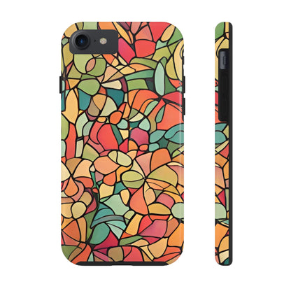 Abstract Vibrant Pattern - Tough Phone Case for iPhone and Samsung Smartphones