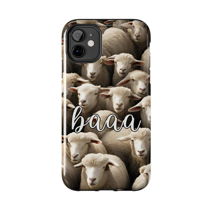 Sheep say Baaaa - Tough Phone Case for iPhone and Samsung Smartphones