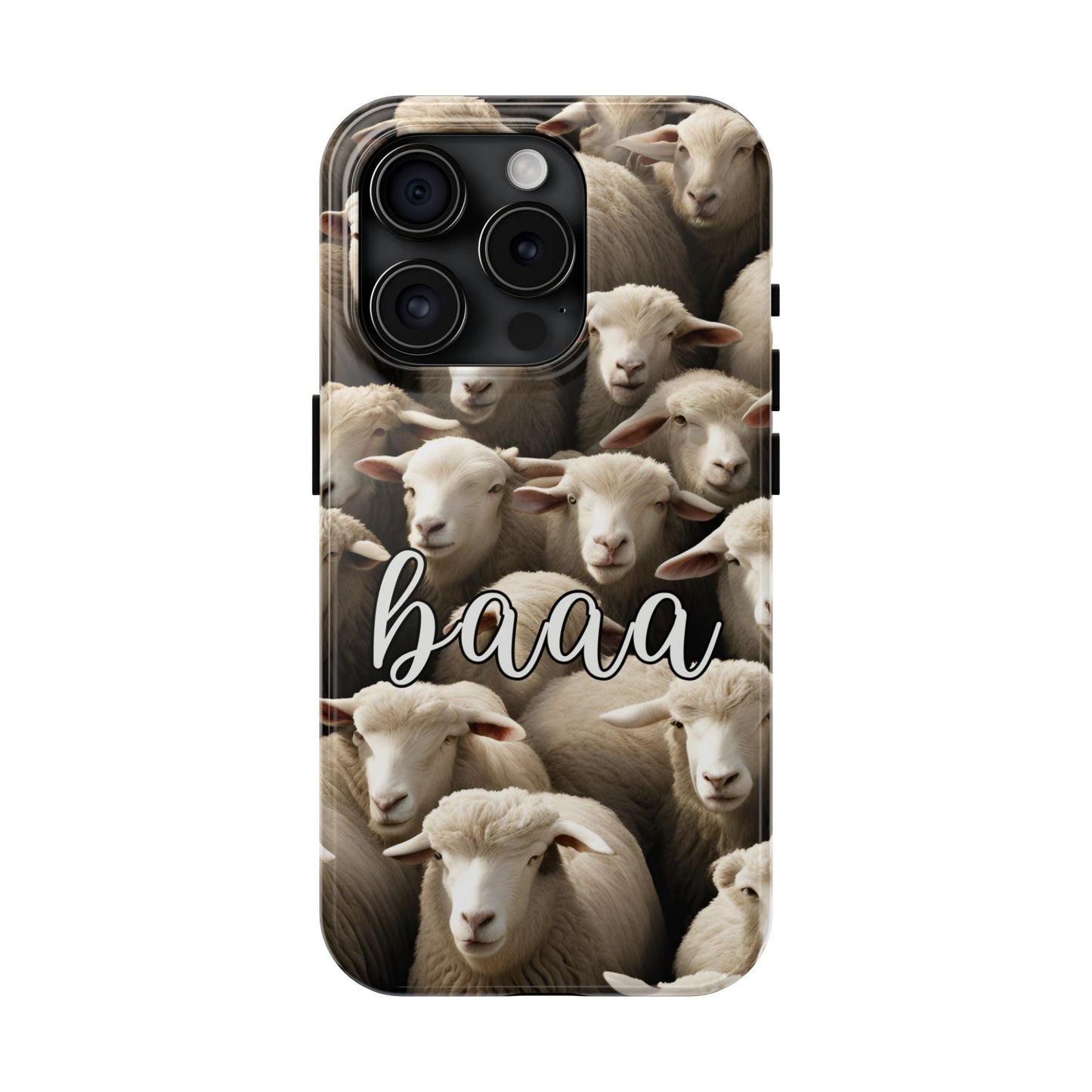 Sheep say Baaaa - Tough Phone Case for iPhone and Samsung Smartphones