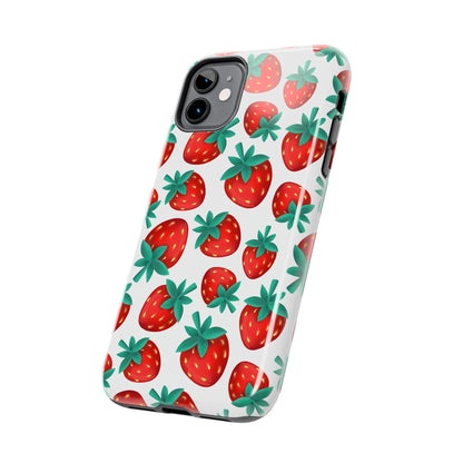 Strawberries - Tough Phone Case for iPhones and Samsung Smartphones