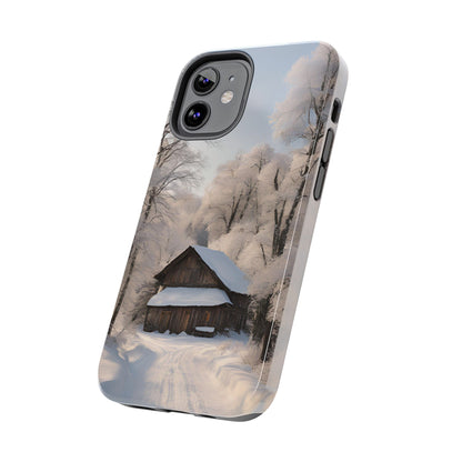 Winter Snow Scene Seasonal - Tough Phone Case