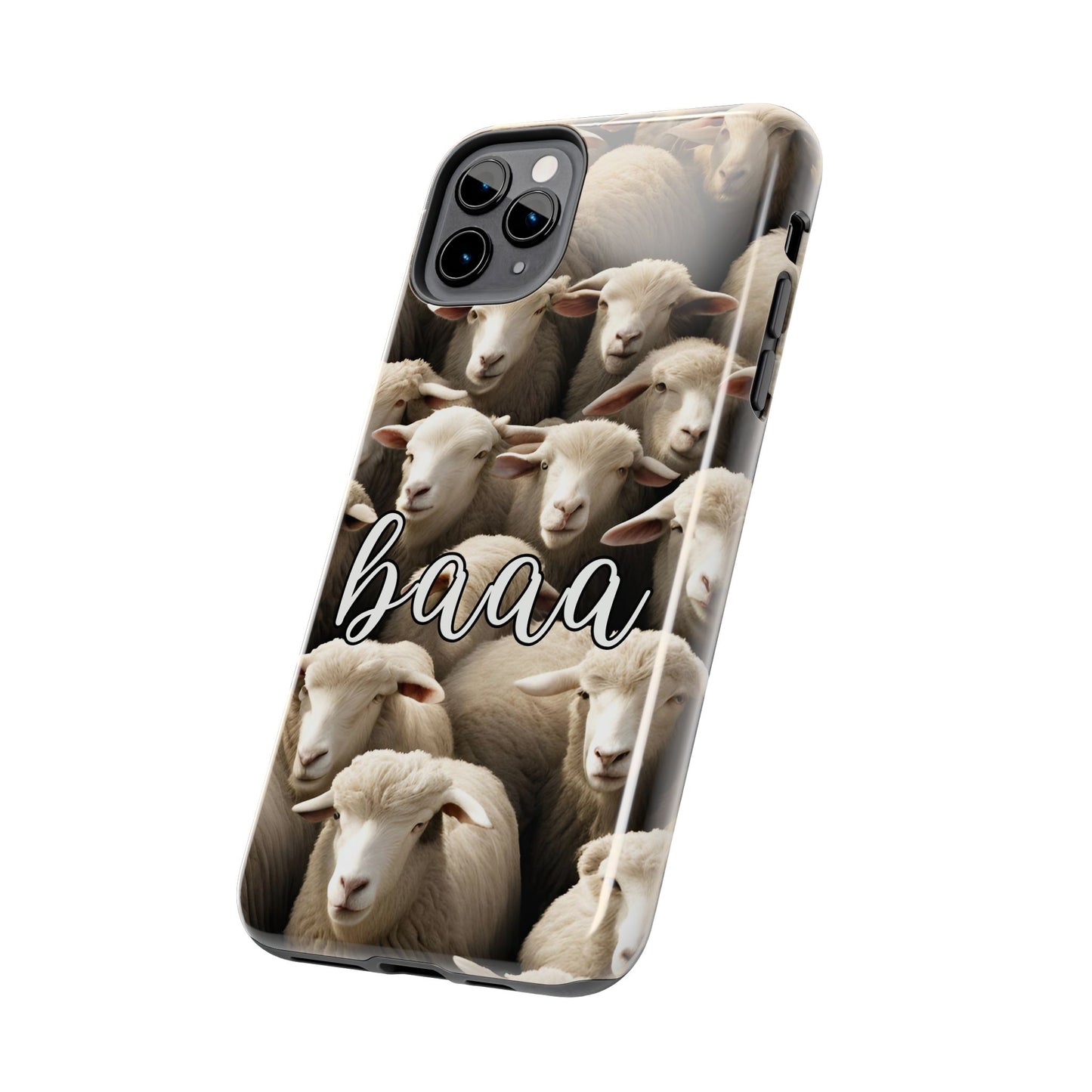 Sheep say Baaaa - Tough Phone Case for iPhone and Samsung Smartphones