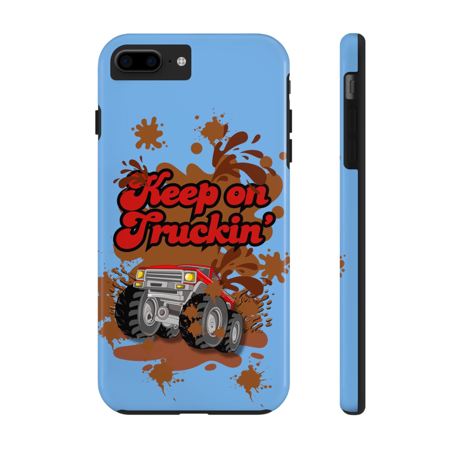 Keep on Truckin' in Blue - Tough Phone Case for iPhones and Samsung Smartphones