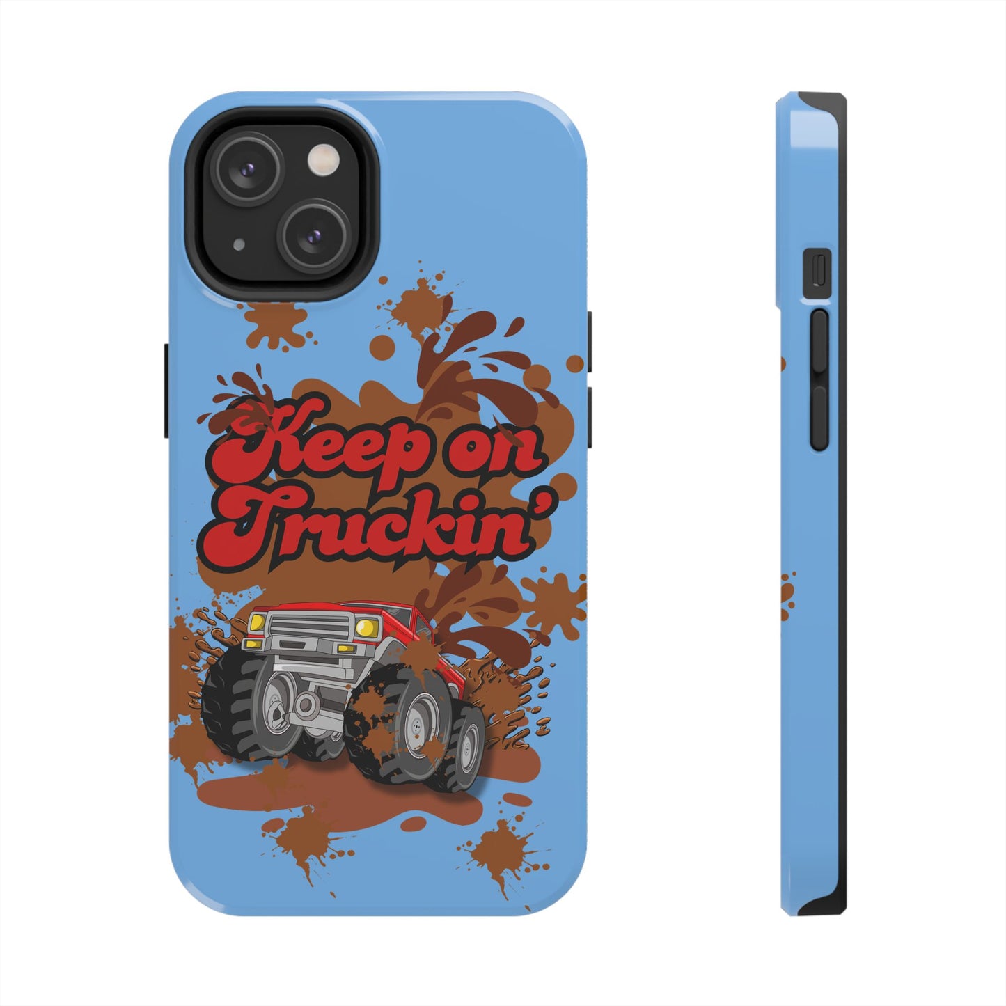 Keep on Truckin' in Blue - Tough Phone Case for iPhones and Samsung Smartphones