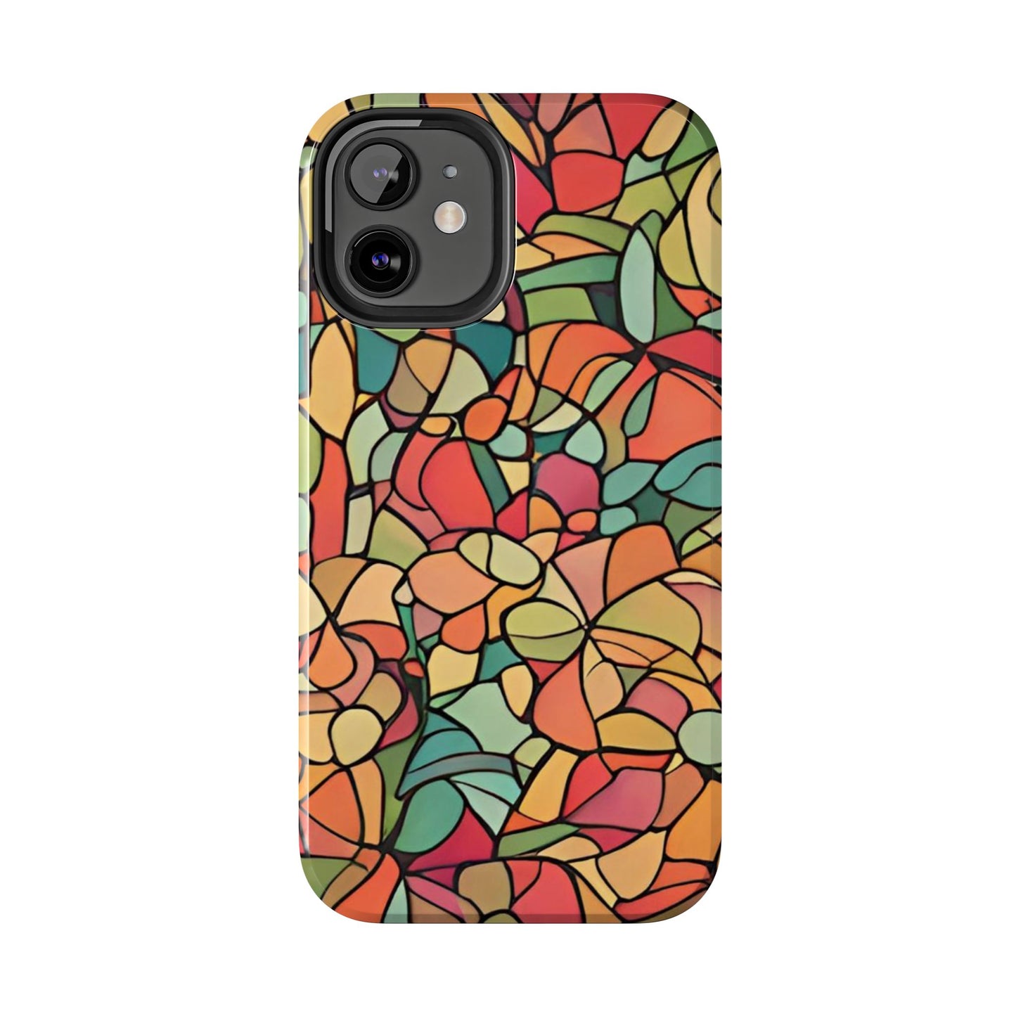 Abstract Vibrant Pattern - Tough Phone Case for iPhone and Samsung Smartphones