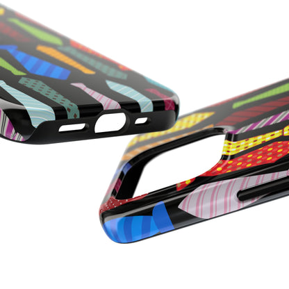 Colorful Neckties - Tough Phone Case for iPhone and Samsung Smartphones