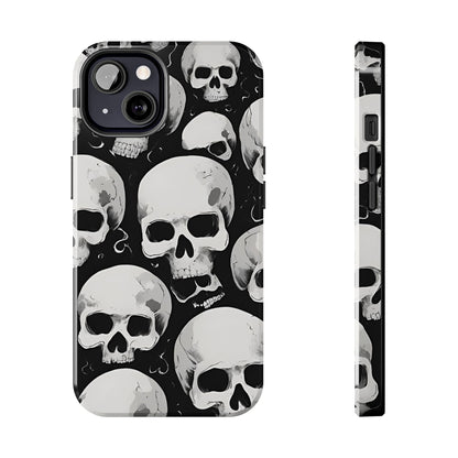 Creepy Skulls 2 - Tough Phone Case for iPhones and Samsung Smartphones