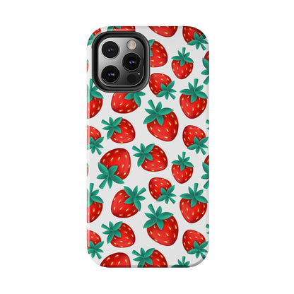 Strawberries - Tough Phone Case for iPhones and Samsung Smartphones