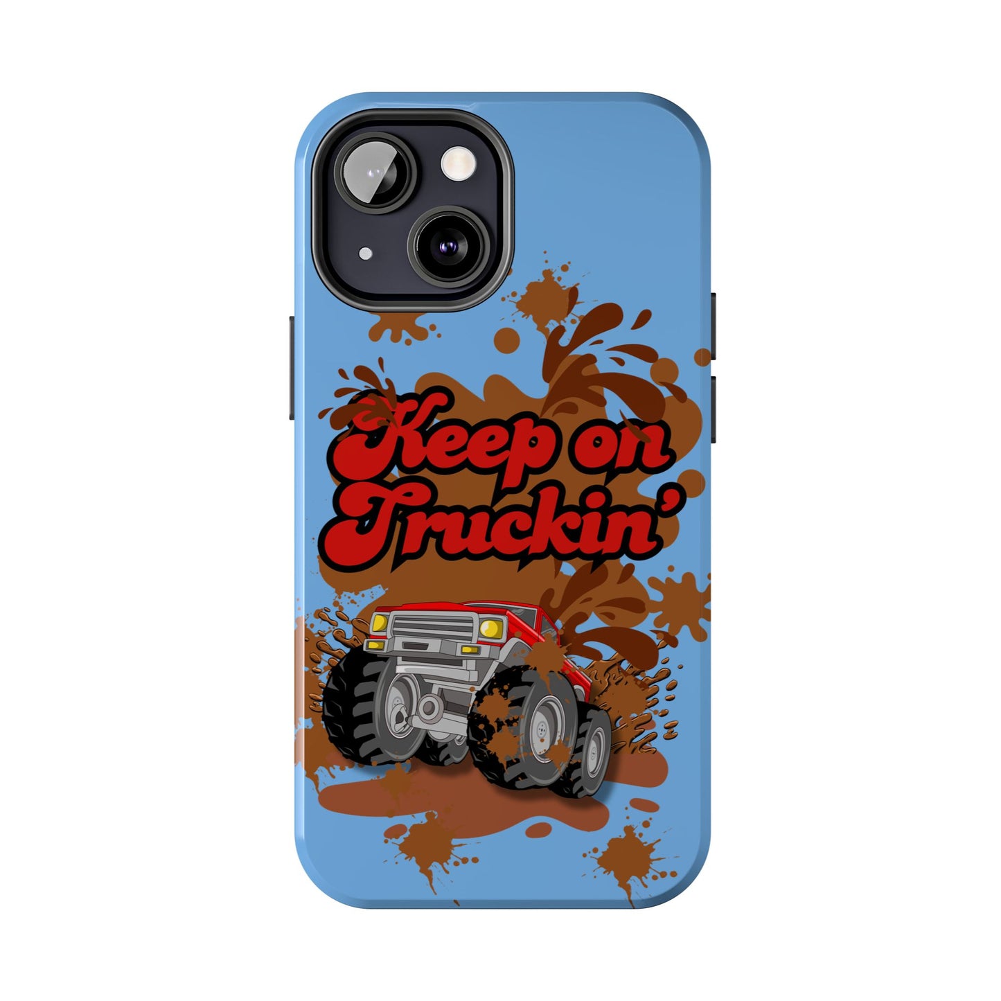 Keep on Truckin' in Blue - Tough Phone Case for iPhones and Samsung Smartphones