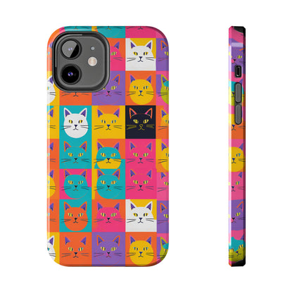 Cats in Pop Art - Tough Phone Case for iPhones and Samsung Smartphones