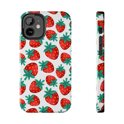 Strawberries - Tough Phone Case for iPhones and Samsung Smartphones