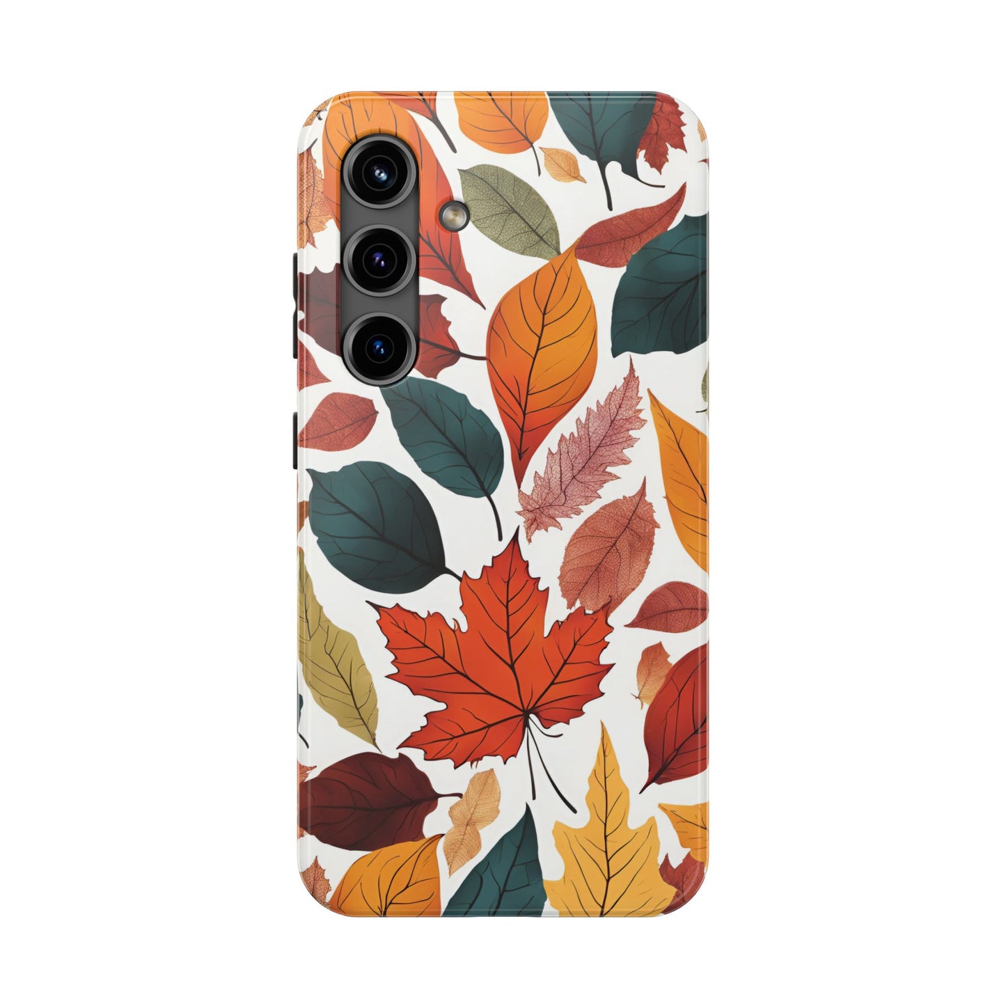 Falling Autumn Leaves - Tough Phone Case for iPhones and Samsung Smartphones