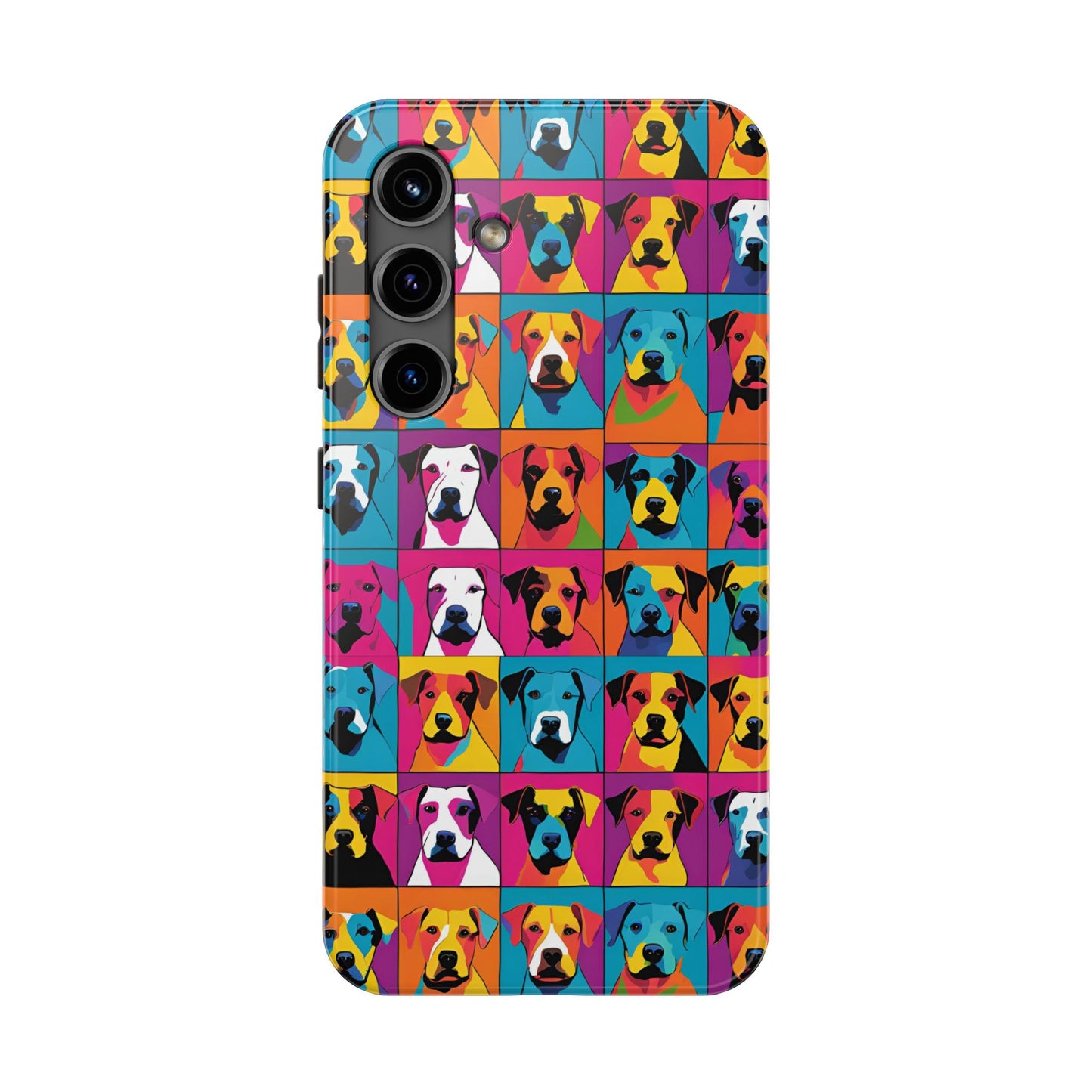 Colorful Dogs - Tough Phone Case for iPhones and Samsung Smartphones