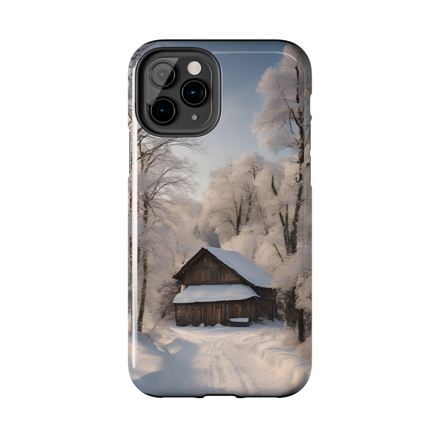 Winter Snow Scene Seasonal - Tough Phone Case